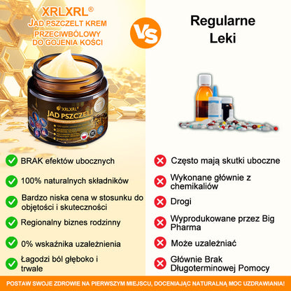 Oficjalny sklep: 🧑‍⚕️Krem przeciwbólowy XRLXRL® Bee Venom Instant Ultra Strength - (Łagodzi ból spowodowany zapaleniem stawów, bólem mięśni, bólem pleców, kolan, pleców, ramion, bioder, nadgarstków, dłoni)