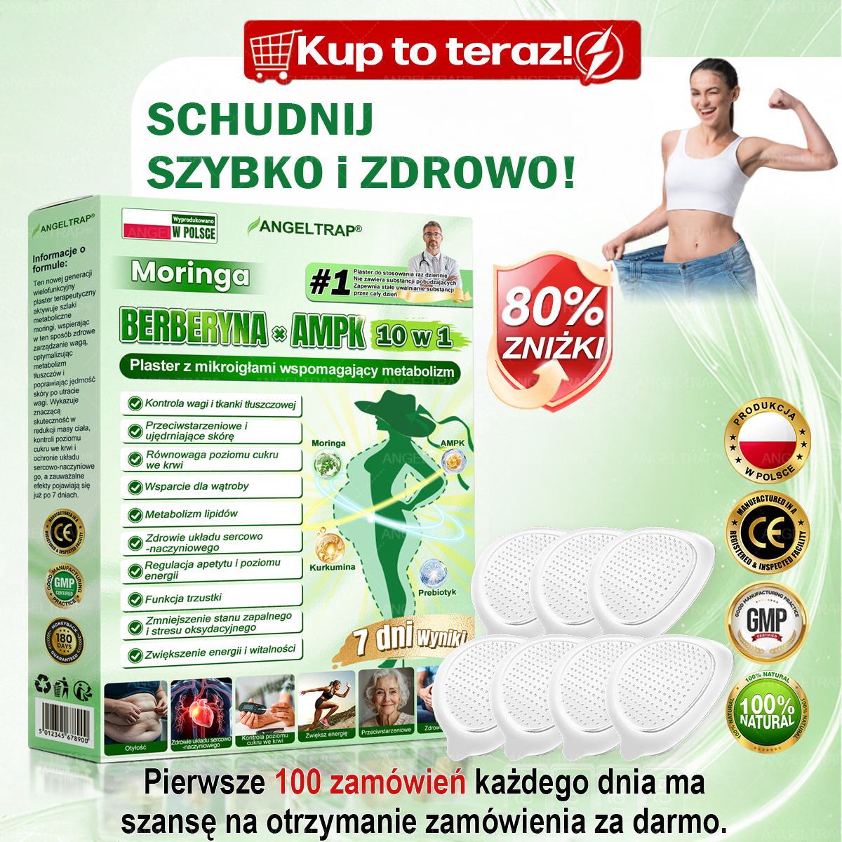 ⏰ Zostało już tylko 5 pudełek! Oferujemy Państwu dodatkowe 50% rabatu! Bądź fit i zdrowy. Jeśli przegrasz teraz, kolejną szansę dostaniesz dopiero w przyszłym roku.