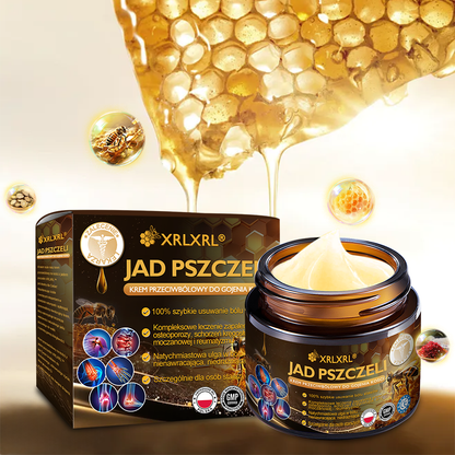Oficjalny sklep: 🧑‍⚕️Krem przeciwbólowy XRLXRL® Bee Venom Instant Ultra Strength - (Łagodzi ból spowodowany zapaleniem stawów, bólem mięśni, bólem pleców, kolan, pleców, ramion, bioder, nadgarstków, dłoni)