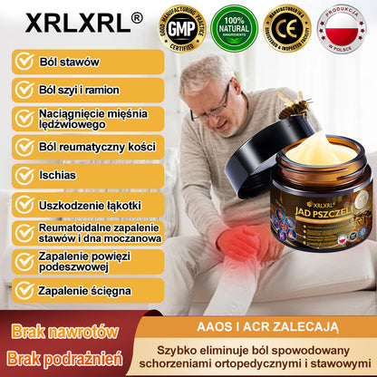 Oficjalny sklep: 🧑‍⚕️Krem przeciwbólowy XRLXRL® Bee Venom Instant Ultra Strength - (Łagodzi ból spowodowany zapaleniem stawów, bólem mięśni, bólem pleców, kolan, pleców, ramion, bioder, nadgarstków, dłoni)