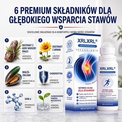 XRLXRL®🦴 ORTOPEDYCZNA TECHNOLOGIA REGENERACJI NOWEJ GENERACJI Roll-on do regeneracji kości i stawów z mikroigłami 0,05 mm